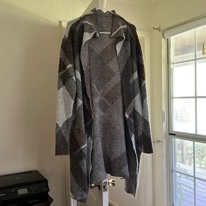 Plaid Cardigan Sweater
